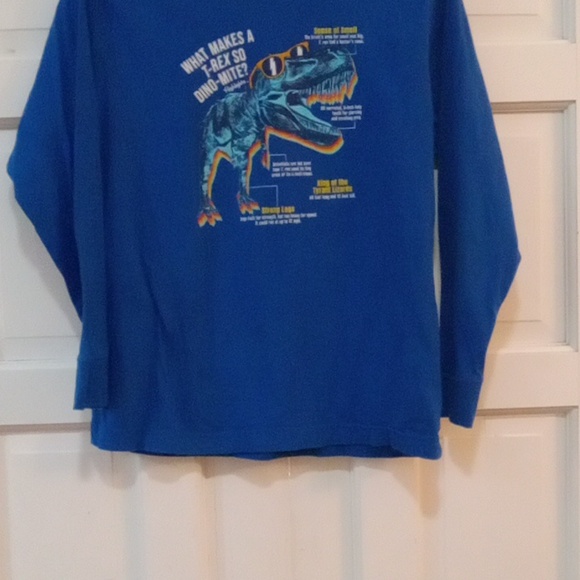 Dinosaur T-Rex Long Sleeve Shirt - Picture 2 of 8